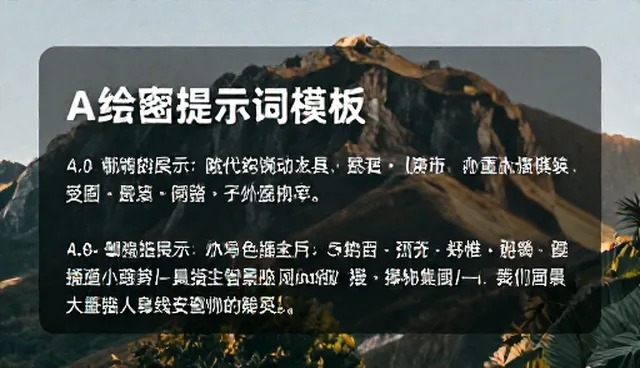 AI绘画提示词生成：自主创作与工具辅助的取舍